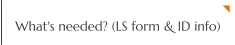What's needed? (LS form & ID info)